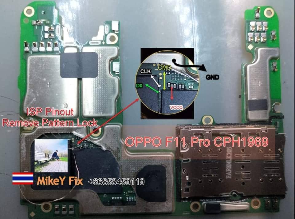 Oppo F11 Test Point / EDL Point